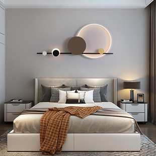 北欧简约装饰轻奢壁灯，客厅沙发背景墙氛围灯具，卧室床头灯个性创意