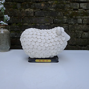 景德镇陶瓷工艺摆设 万福羊 白羊摆件 白公羊　特色中