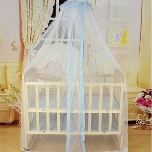婴儿床蚊帐支架通用落地式夹式支架杆新生儿bb蚊帐配件儿童蚊帐罩