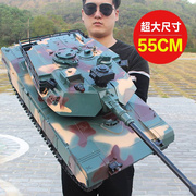 黑科技坦克300遥控车八驱越野中国99式虎式模型金属合大型可开炮