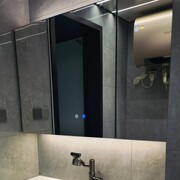 北欧浴室智能镜柜卫生间储物柜挂墙式储物柜防雾led带灯触控按键
