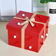 avzgxkt9红色超大号礼物盒空盒衣，新婚服鞋子，装盒婚结婚包婚纱(包婚纱)礼盒