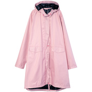 小雨衣时尚系长款遮光外套粉色风衣大码清新旅行潮流男女防晒防雨