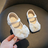 女童公主小皮鞋宝宝学步鞋子，1一2岁春季婴，儿童软底防滑单鞋小童鞋