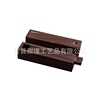 促长方形抽拉盖黑胡桃木质包装盒，胡桃茶叶盒木盒长条形实木桌面品