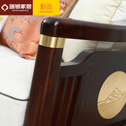 新中式沙发组合古典轻奢x客厅禅意中式家具全实木小户型布艺