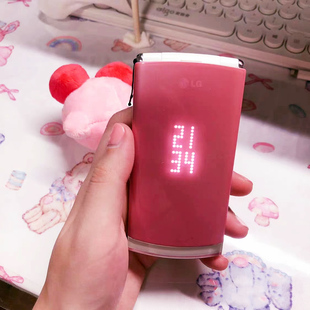 LG GD580棒棒糖手机3G音乐按键日系翻盖冰淇淋粉色可爱女生用手机