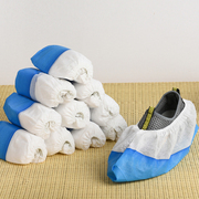 一次性无纺布覆膜鞋套加厚耐磨家用室内男女通用防尘防滑透气脚套