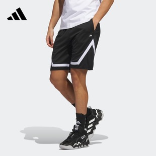 速干宽松舒适篮球运动短裤，男装adidas阿迪达斯