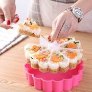 千层米饭模具儿童饭团寿司便当工具创意厨房用品烘焙果冻布丁模具
