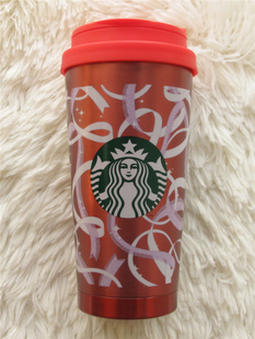 日本购Starbucks星巴克新年限定不锈钢随手杯咖啡杯473ml北京