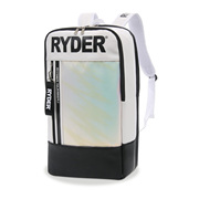 RYDER韩国2023羽毛球包双肩包手提大容量运动装备包白色