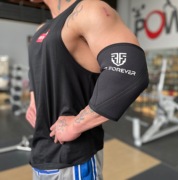 FF健身训练7mm套式护肘支撑保护关节健美握推力量举举重护肘