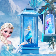 迪士尼爱莎公主冰雪，奇缘生日礼物女生水晶球音乐盒，八音盒艾莎儿童