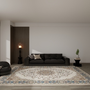 子凡地毯客厅加厚美式卧室床边地垫，复古法式大面积全铺高级