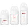 贝亲第3代宽口径母乳实感，仿母乳缓解胀气隔热玻璃奶瓶透明3规格