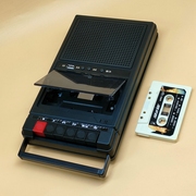 复古怀旧磁带录音机手提鞋盒式随身听USB播放可外放可录音