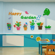 卡通墙贴楼梯间儿童房间，幼儿园环创境主题文化墙面，装饰托管班布置