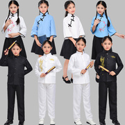 六一儿童节青年装儿童学生服装改良新中式中山装表演服演出服合唱