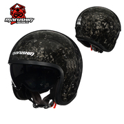 马鲁申marushin复古半盔摩托车头盔太子半覆式夏季安全头盔L10