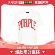 香港直邮潮奢 Purple Brand 男士BRAND PRE and Polos 紫色T恤白T