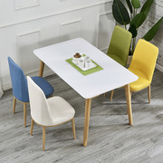 北欧实木餐桌大小户型，餐桌椅组合现代简约经济型4人6人长方形饭桌