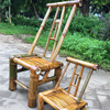 传统中式复古竹椅子靠背椅家用纯手工老竹凳子竹凳子靠背老式藤椅