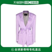香港直邮hebestudio女士，lover淡紫色粘胶纤维，西装外套
