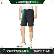 日本直邮Mizuno美津浓 网球短裤 黑/绿色 L尺寸 62JB0101