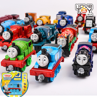 费雪托马斯和朋友小火车头套装培西高登合金惯性轨道男孩儿童玩具