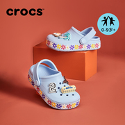 crocs卡骆驰童鞋，男孩儿童女孩沙滩鞋平板洞洞，鞋雏菊209067