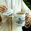 特大泡茶杯陶瓷咖啡水杯带盖办公家用个人专用大容量1000ml茶缸