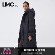 lincchic金羽杰羽绒服女修身轻薄长款羽绒服，女冬季y21808163y