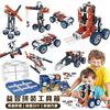 儿童拧螺丝钉组装拆卸玩具动手工具箱电动积木工程车拼装生日礼物