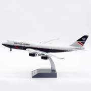 2023ard-models1200飞机，模型合金英国航空波音747-400g-b