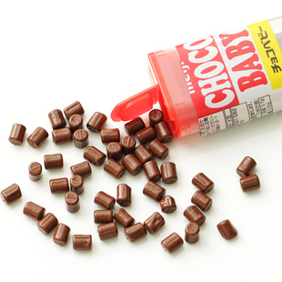 日本进口休闲小朋友零食明治Choco Baby牛奶巧克力豆儿童解馋糖果