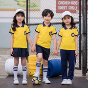 小学生校服运动套装夏季幼儿，园园服夏装短袖，儿童班服毕业照服休闲