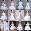 六一儿童演出服小学生女童白色蓬蓬，纱裙公主裙，幼儿园合唱表演服装