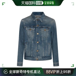 香港直邮GOLDEN GOOSE 男士 蓝色棉质牛仔布夹克 GMP00284P000621