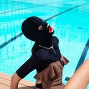户外脸基尼头套蒙面防晒防风紫外线包护脸情趣薄面罩浮潜水游泳帽