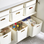 清洁用具收纳盒收纳整理白色客厅，收纳手提零食盒卫浴收纳置物架