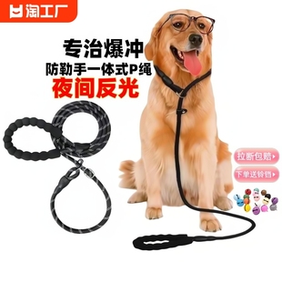 狗狗牵引绳p链可伸缩遛狗小型中大型犬狗绳子宠物用品狗链子加长