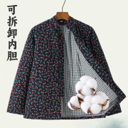 中老年唐装冬季加厚中国风外套碎花小棉袄奶奶保暖中式妈妈装棉衣