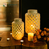HERMOSO 欧式风灯烛台烛座香薰蜡烛壁挂陶瓷镂空罐节日仪式感家用