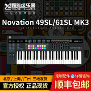 野雅绫novation49slmk361slmk3midi键盘工作站