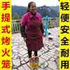 火笼竹编竹笼烧碳取暖暖手火炉农村传统手工怀炉烤火烘笼婚庆用