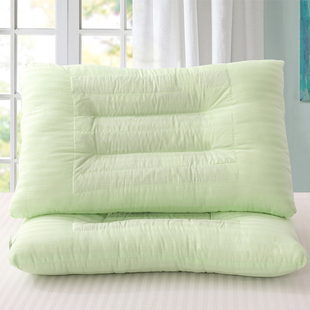雅绿家纺木棉决明子枕头枕芯，一对拍2护颈定型全棉学生颈椎单人