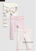 Next英国女婴童乳白粉色碎花打底裤运动休闲田园604-060