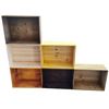 超市木盒定制木箱子实木收纳杂物箱复古储物箱红酒大号陈列木框箱