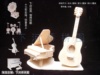 3d立体拼图 木质 木制仿真模型 儿童手工拼装益智玩具吉他与钢琴